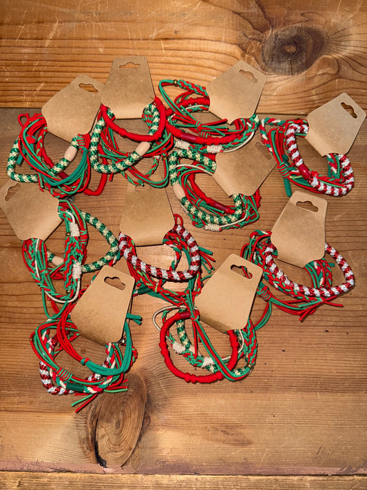 Christmas Bracelet Hair Ties