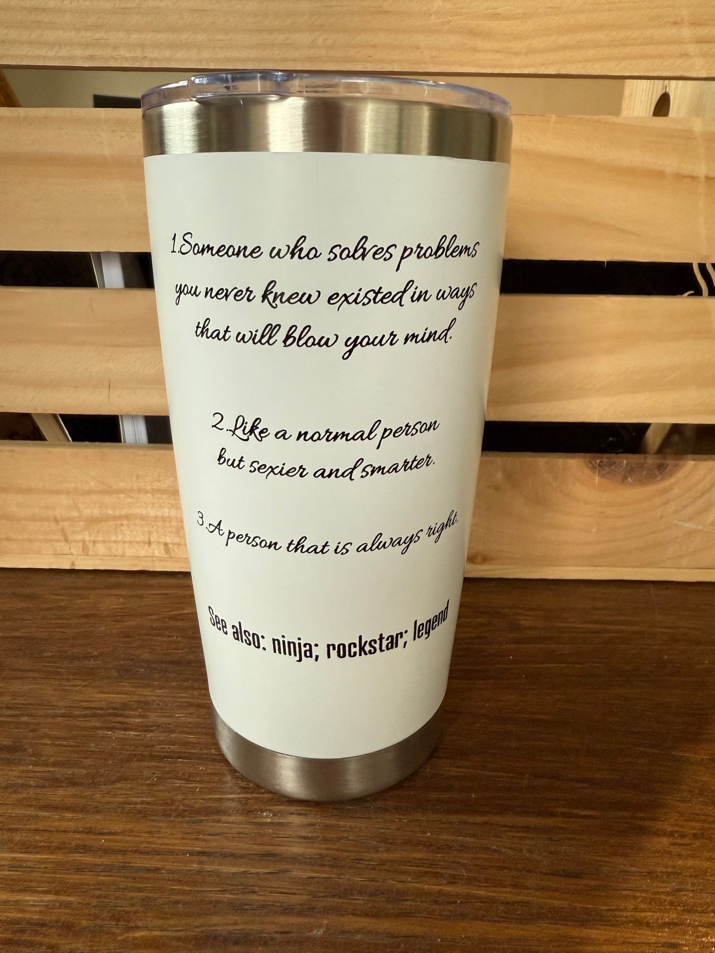 Chaos Coordinator Tumbler