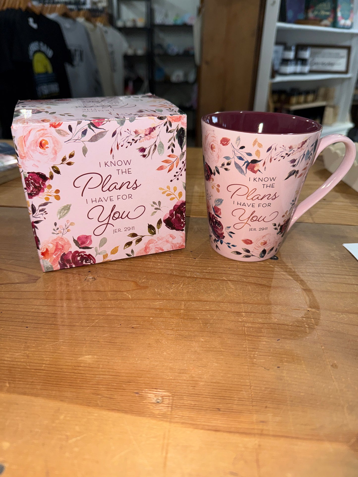 Jeremiah 29:11 Floral Coffee Mug