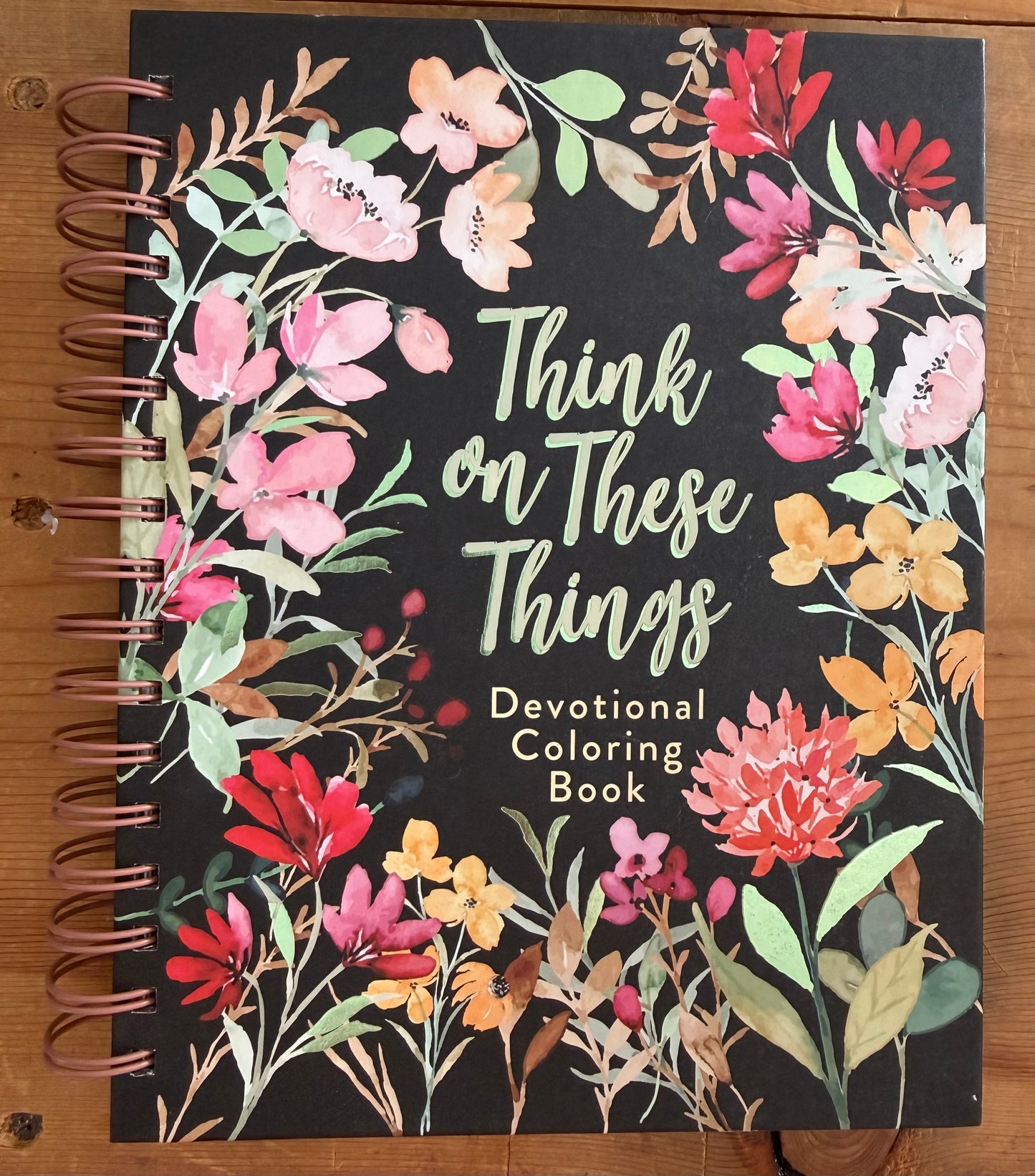 Think on These Things Devotional Coloring Book