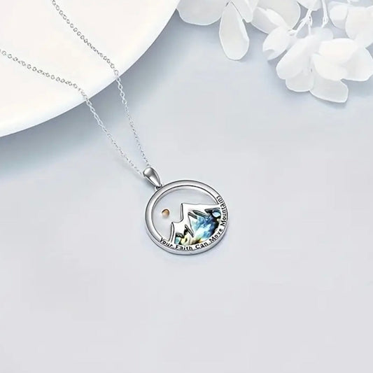 Elegant Mustard Seed Faith Stainless Steel Necklace