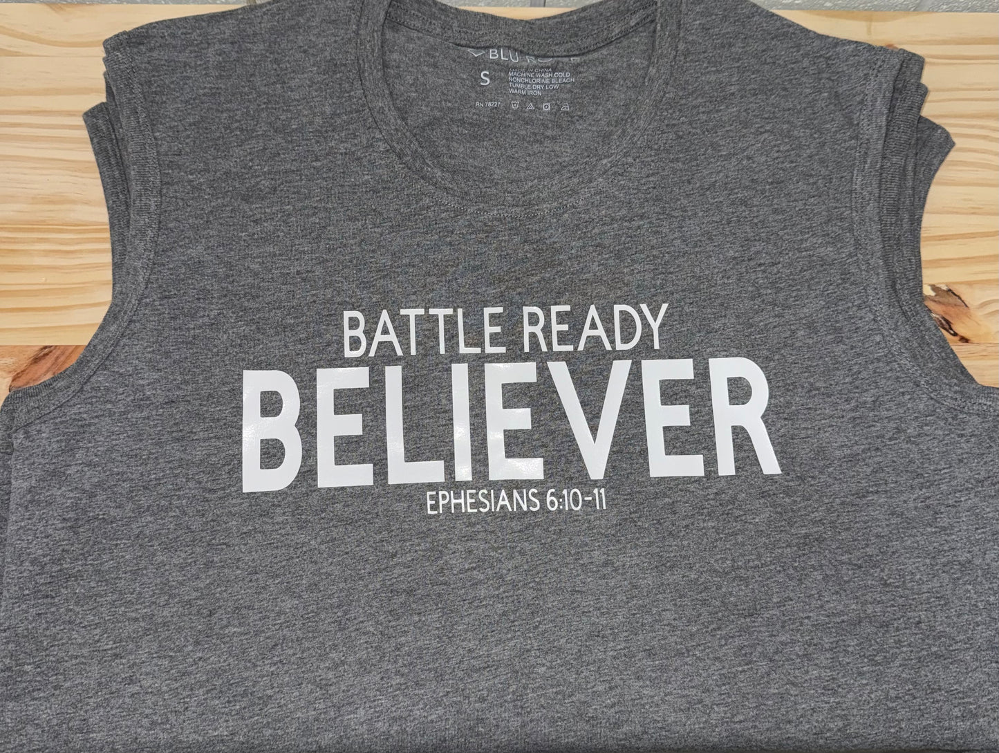 Battle Ready Believer Muscle Tee