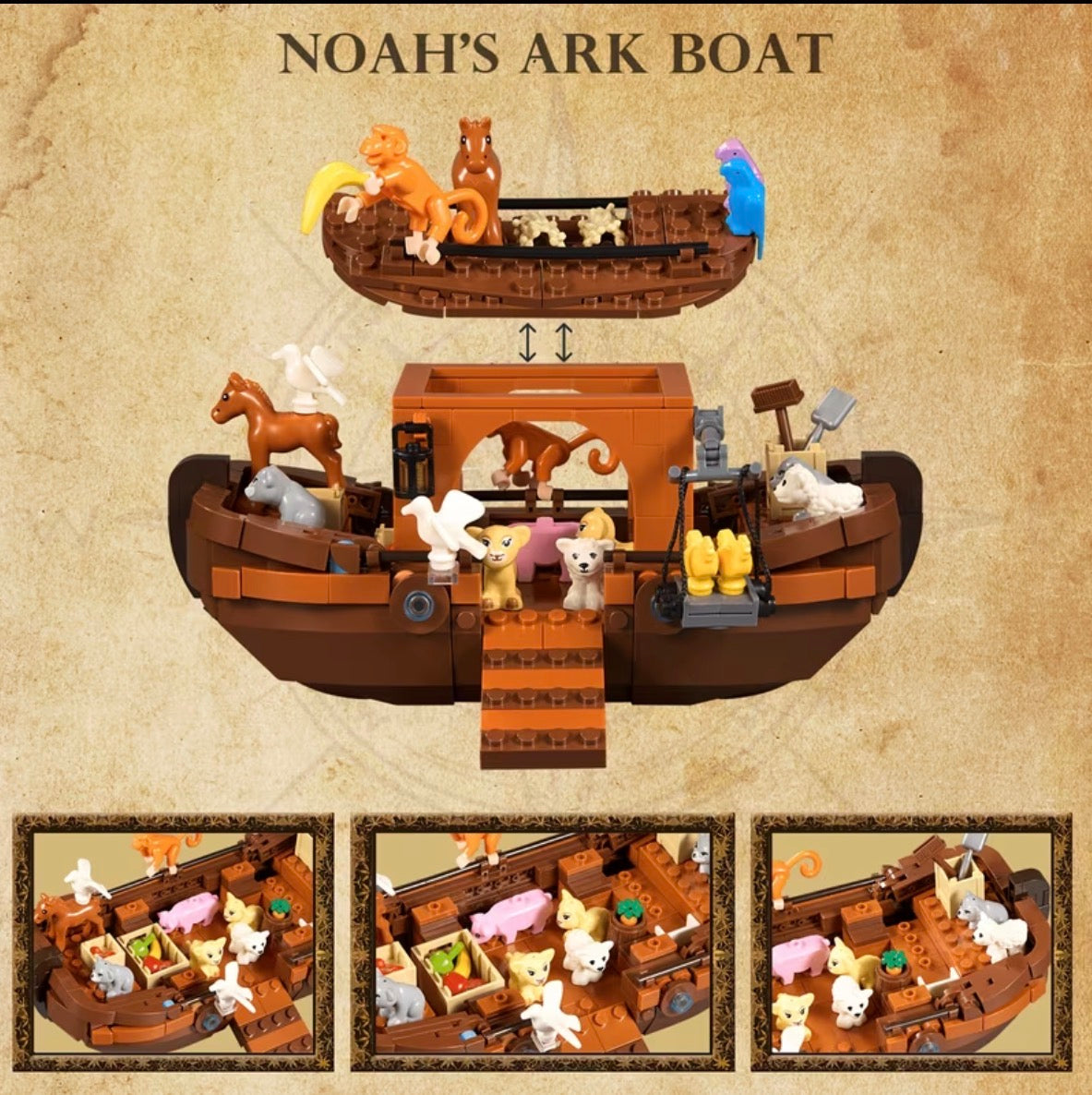 Noah’s Ark Building Block Set
