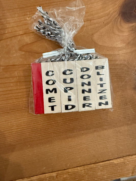 Santa’s Reindeer Ornaments