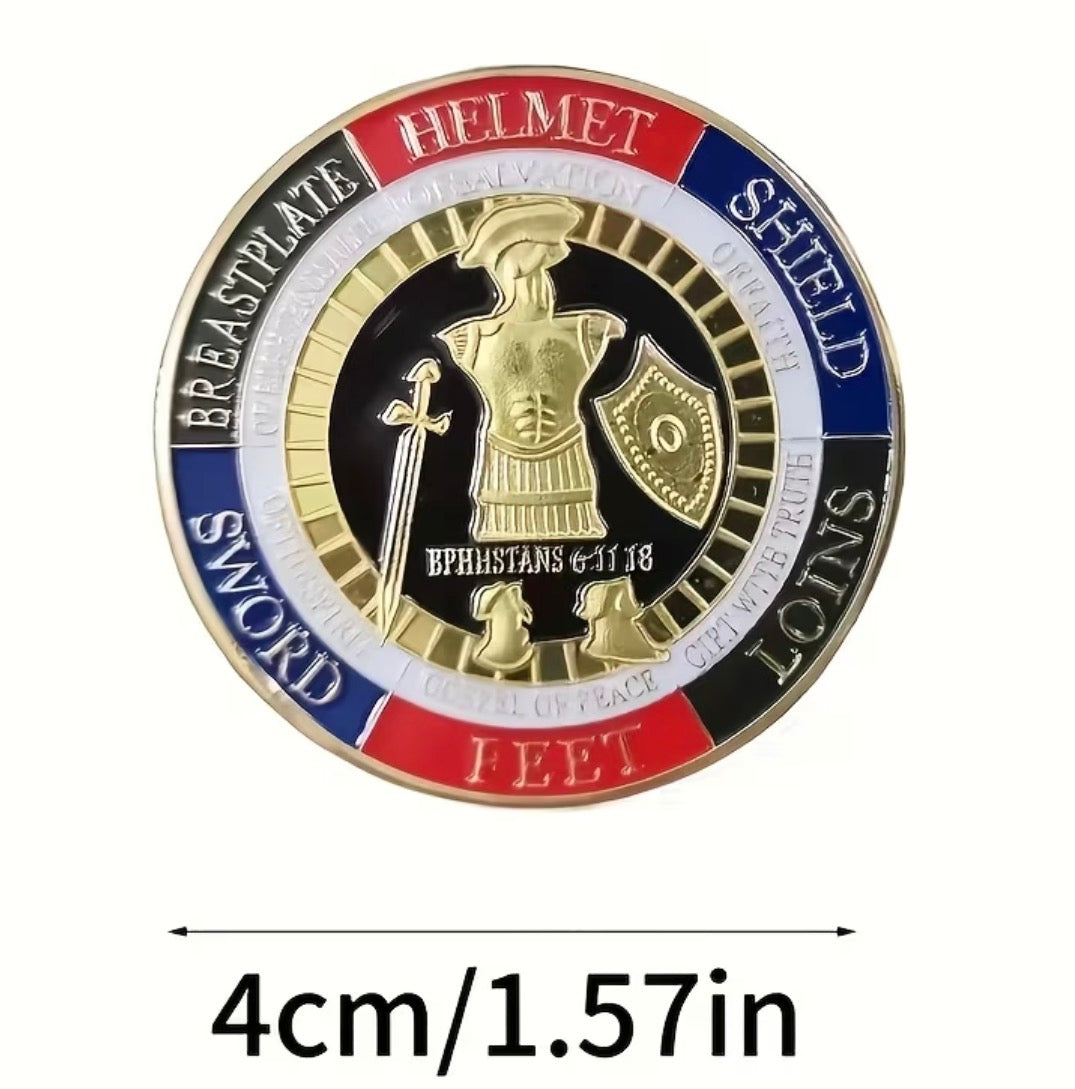 Armor of God Challenge Coin