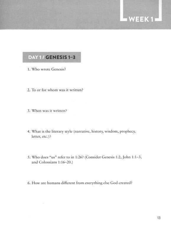 The Bible Recap-Study Guide