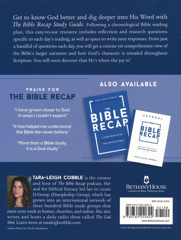 Recap Study Book The Bible Recap-Study Guide – Flowing Faith Co
