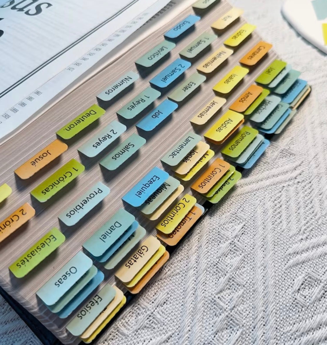 Vibrant Colors Spanish Bible Tabs