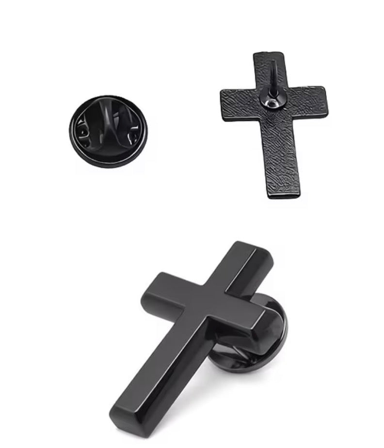 Cross Brooch Pins