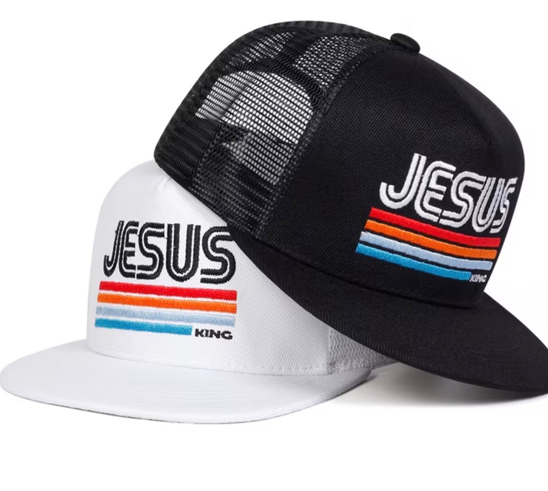 “Jesus Is King” Embroidered Hat