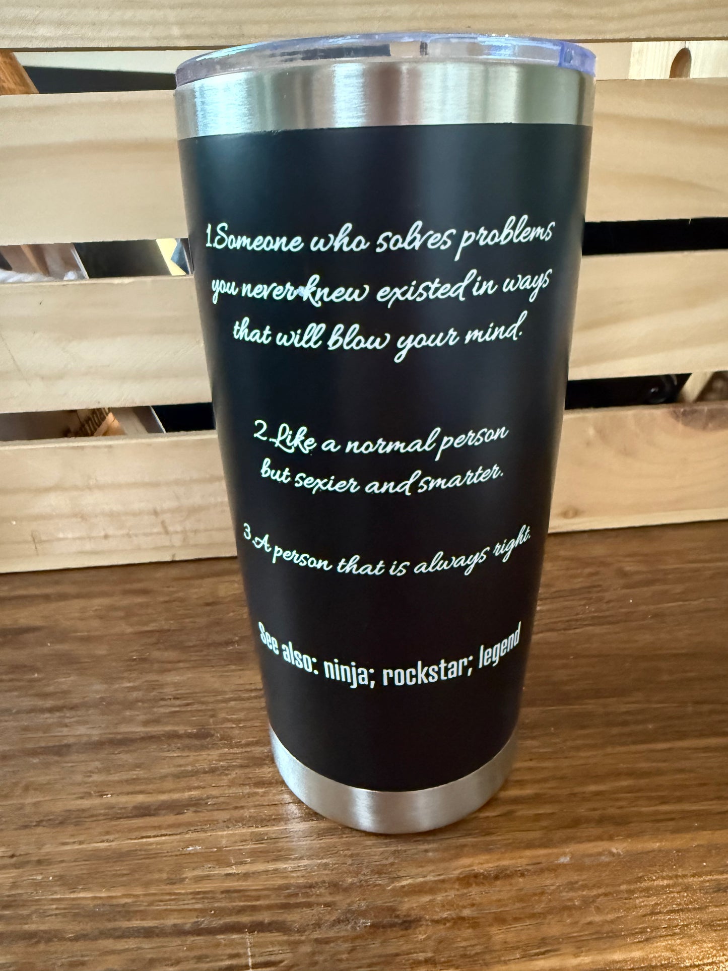 Chaos Coordinator Tumbler