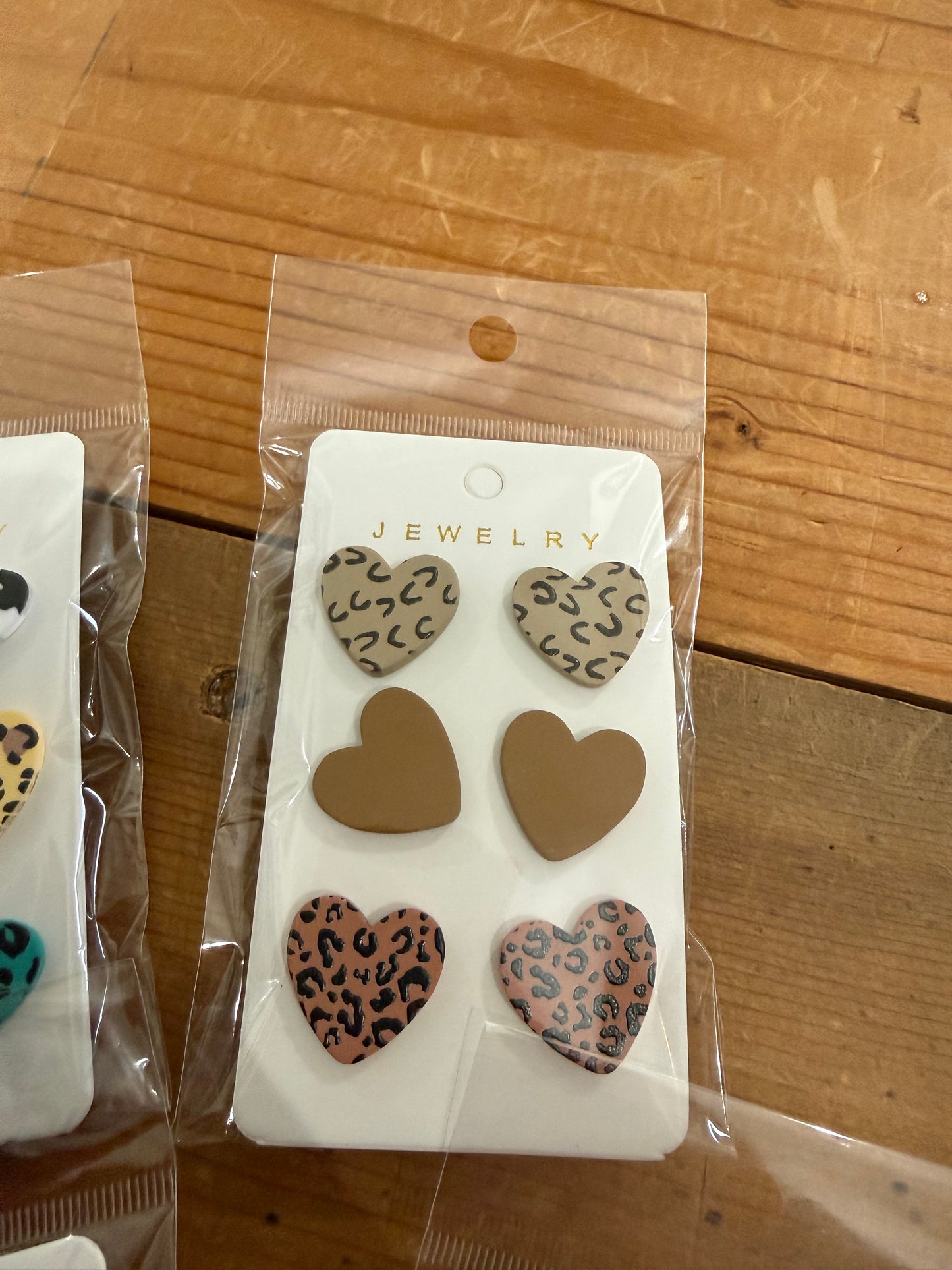 Clay Heart Earrings