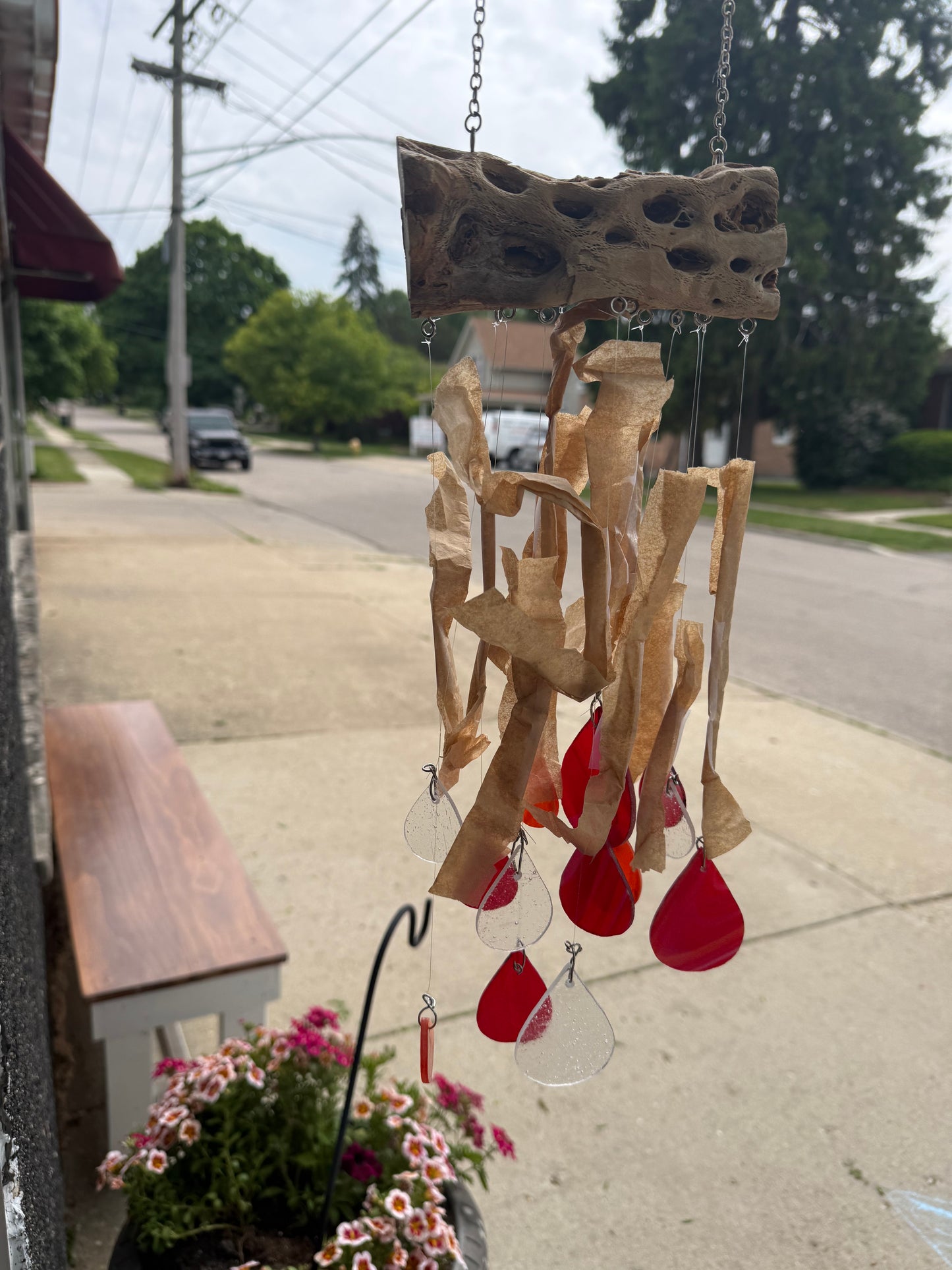 Kimberly Joann Custom Stain Glass Windchime