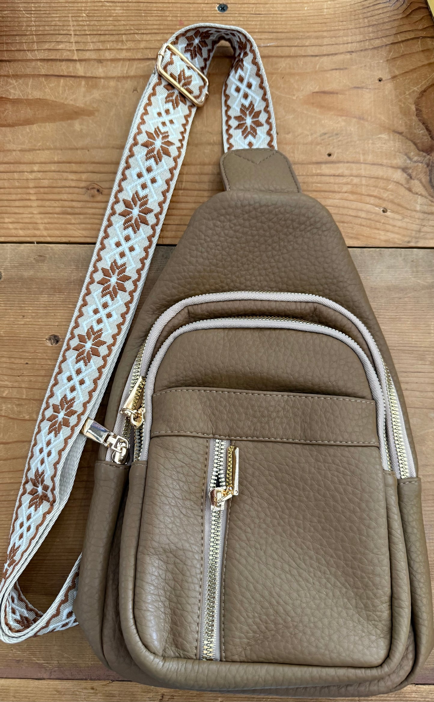 Vegan Leather Crossbody Sling Bags