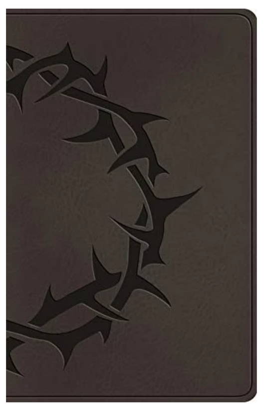 ESV PREMIUM GIFT BIBLE (TRUTONE, CHARCOAL, CROWN DESIGN)