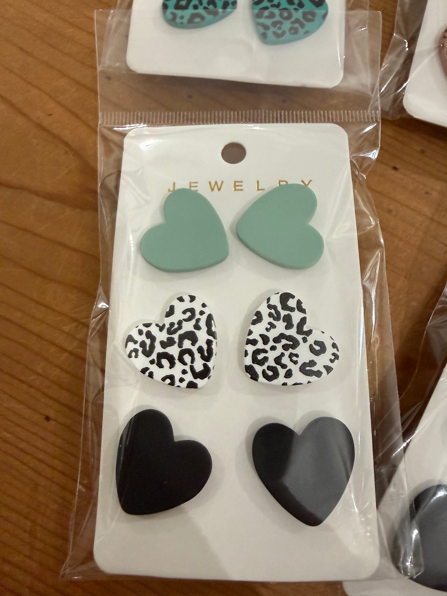 Clay Heart Earrings