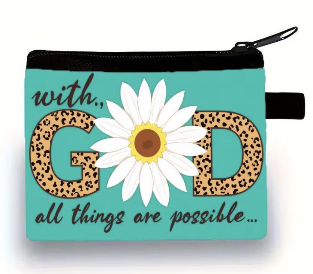Cute Bible Verse Coin Purse