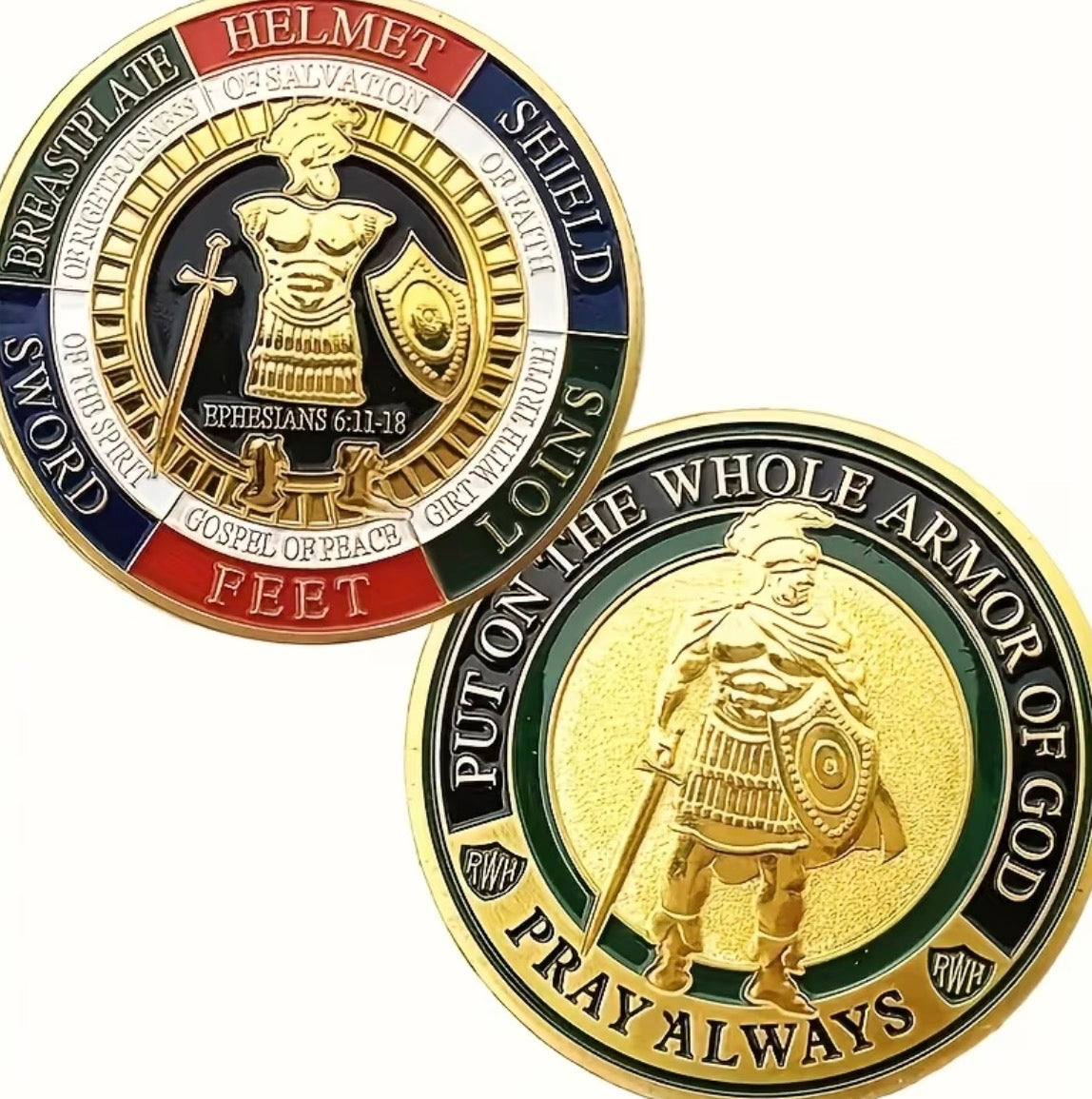 Armor of God Challenge Coin