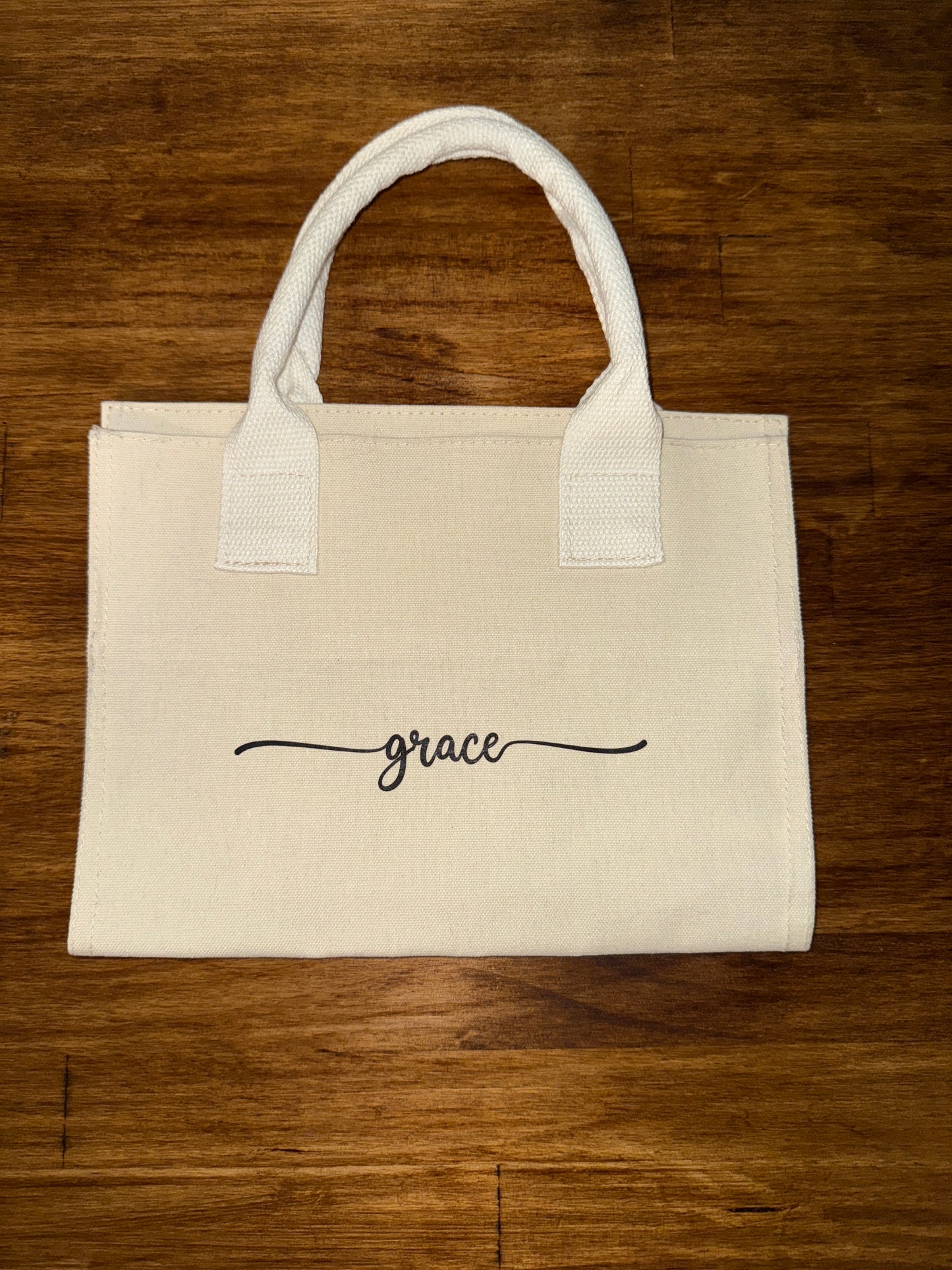 Faith and Grace Canvas Book Cover Carry Case