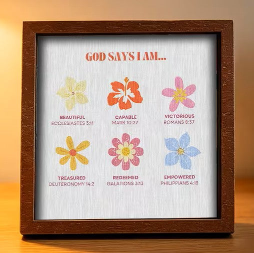 Cute Wooden Christian Quotes Magnets