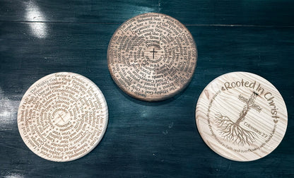 "Rooted In Christ" Lazy Susan
