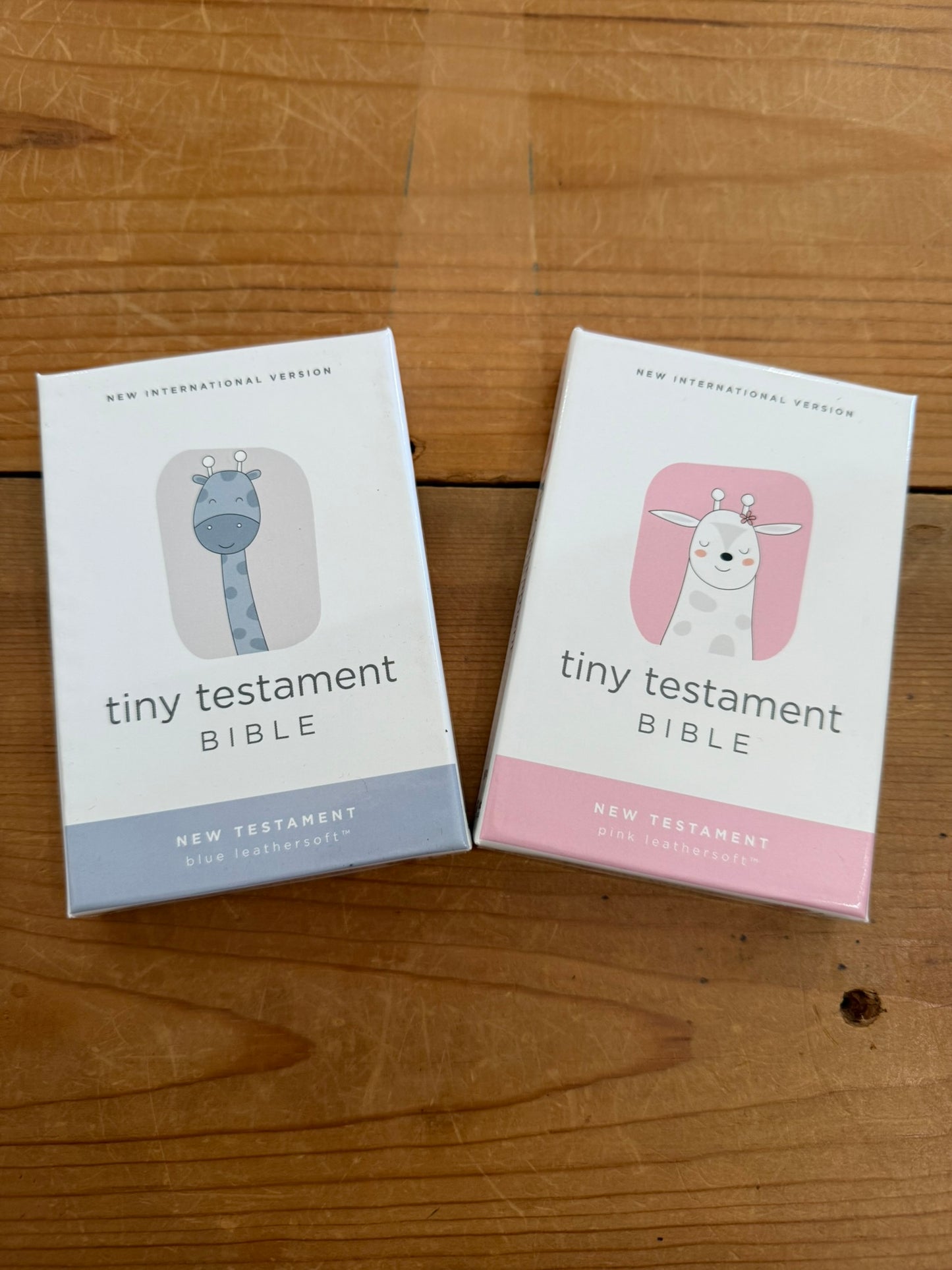 NIV Tiny Testament Bible – Blue & Pink Leathersoft™ Editions