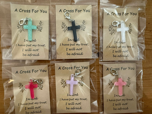 “Cross For You” Embellishment Charms