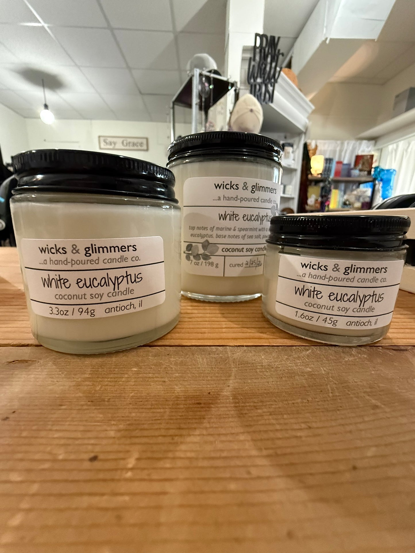 Wicks & Glimmers Handmade Soy Candles