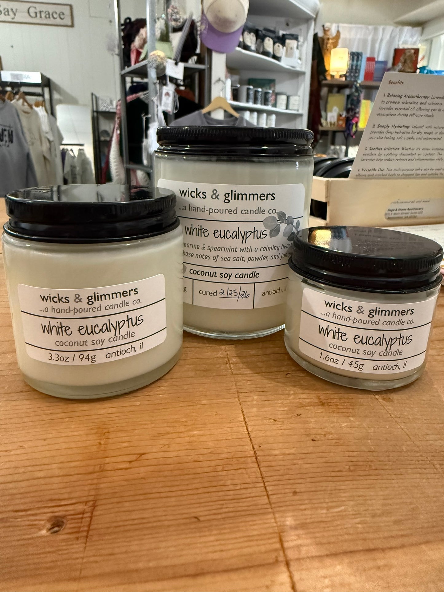 Wicks & Glimmers Handmade Soy Candles