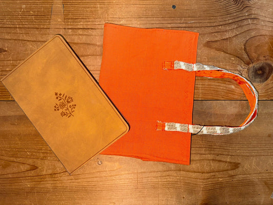 the Hope Chest Bright Orange Tote‑Style Bible/Book Carry Case