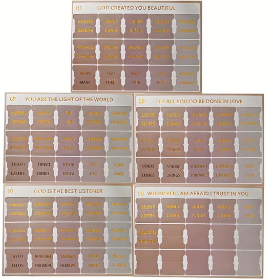 Boho Gold Letter Bible Index Tabs