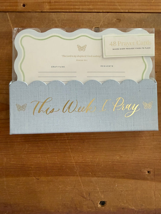 “This Week I Pray” Prayer Cards