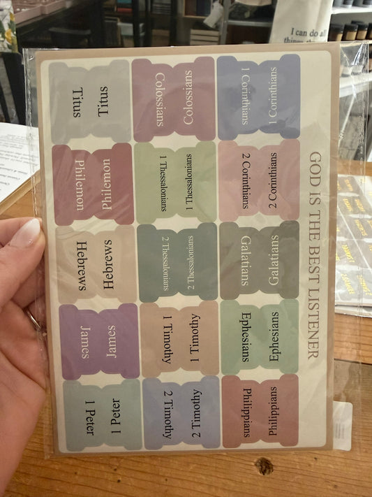 Earth Tone Bible Index Tabs