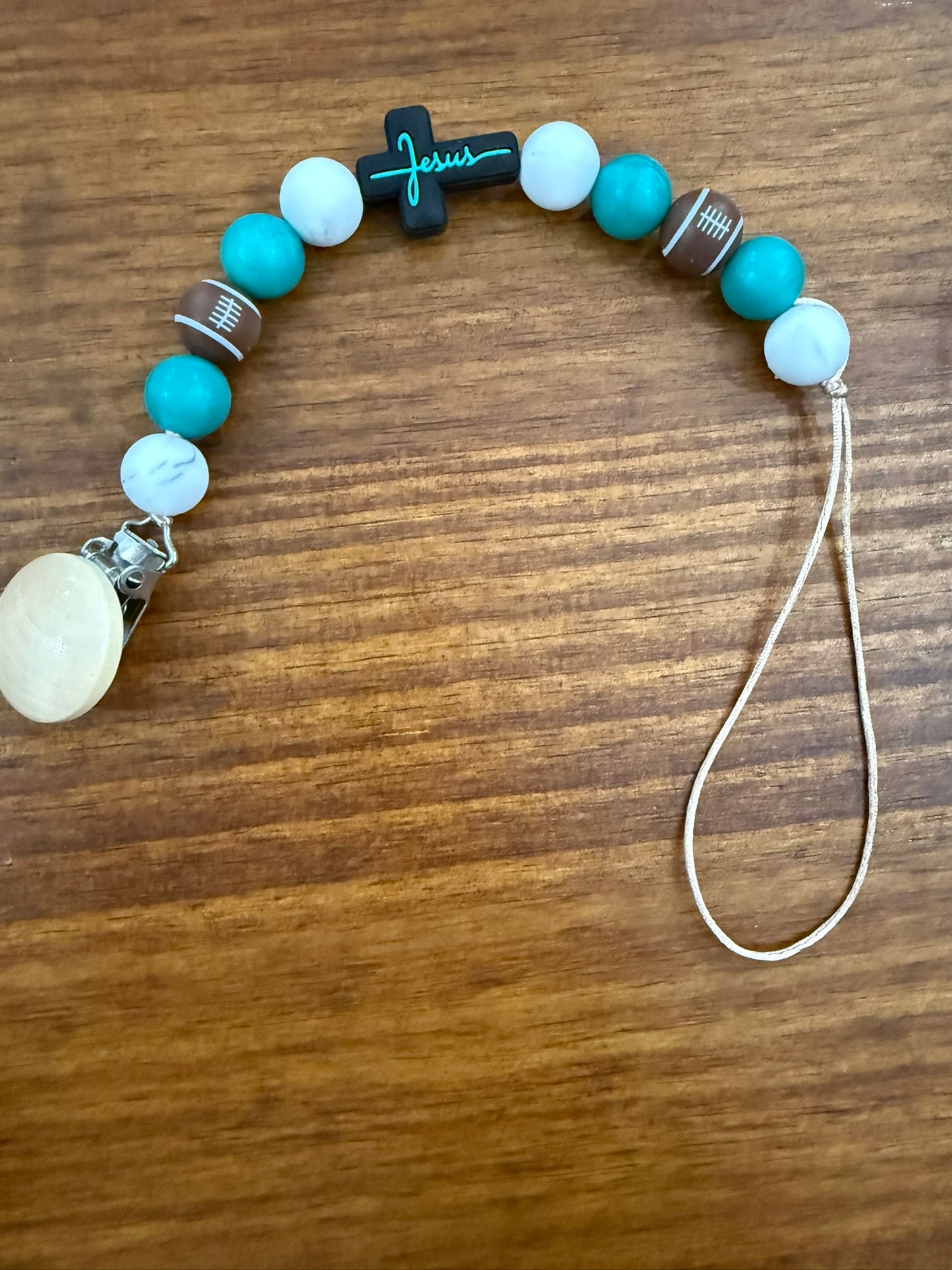Little Blessings Silicone Pacifier Clip