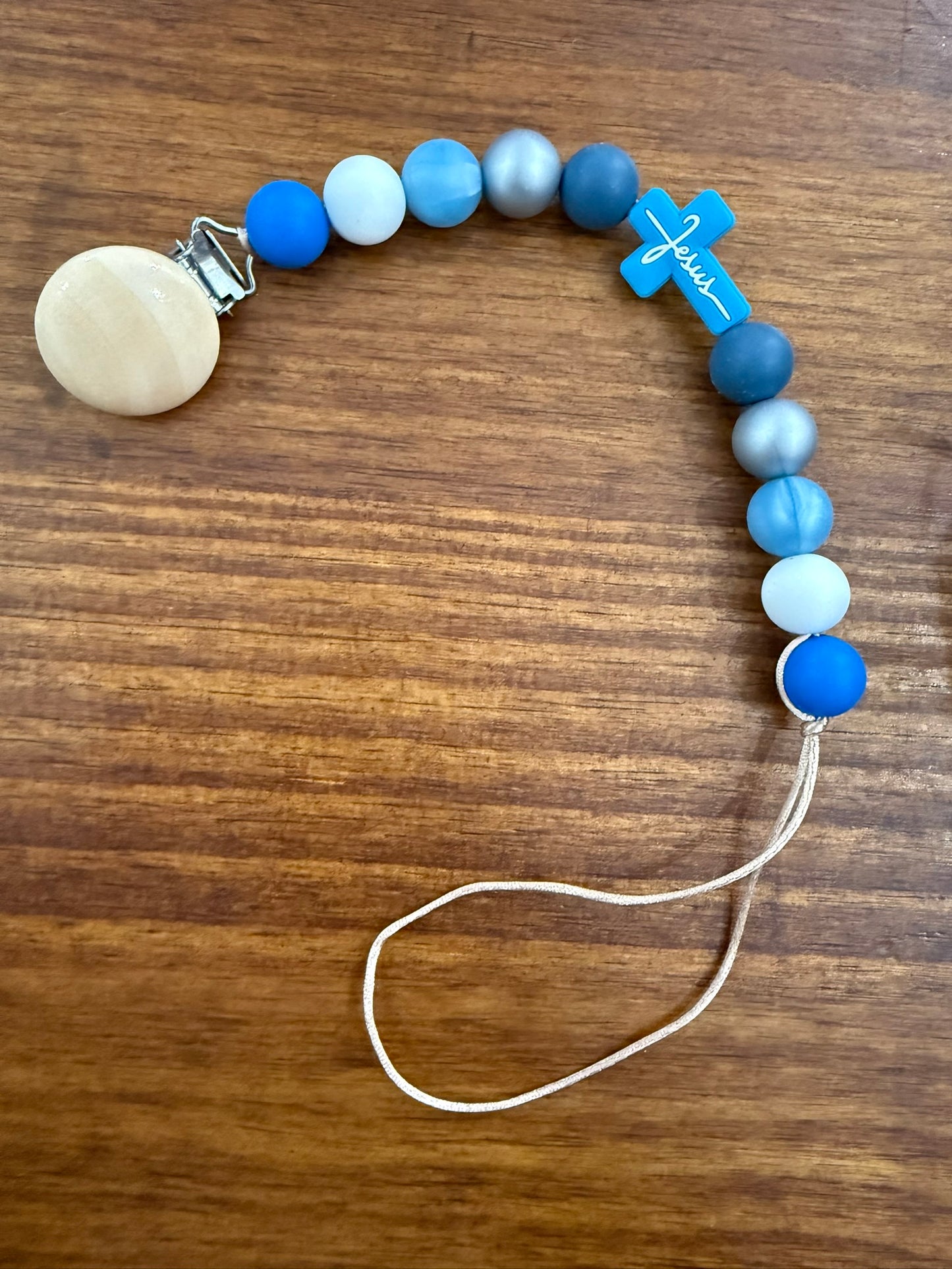 Little Blessings Silicone Pacifier Clip