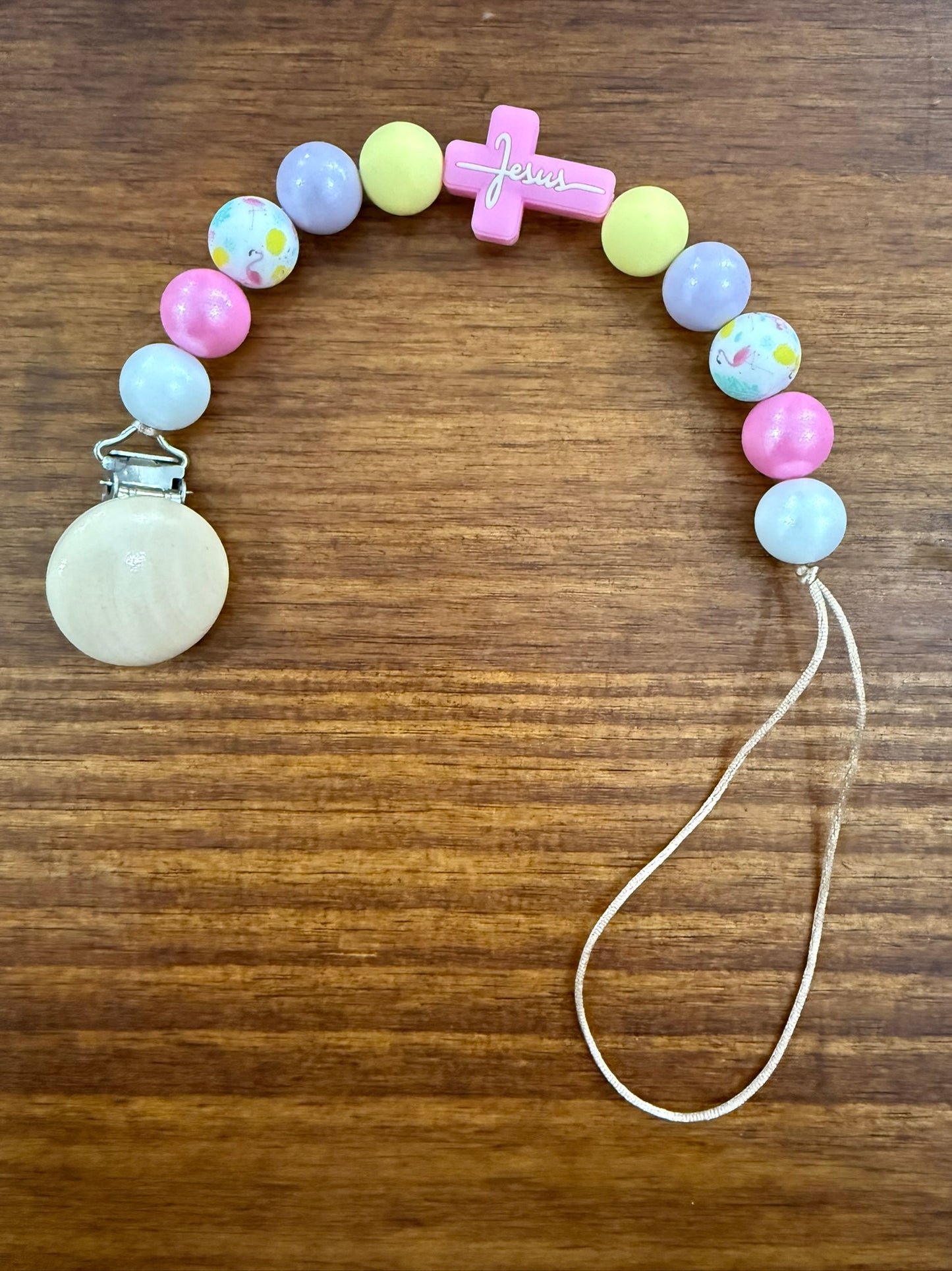 Little Blessings Silicone Pacifier Clip
