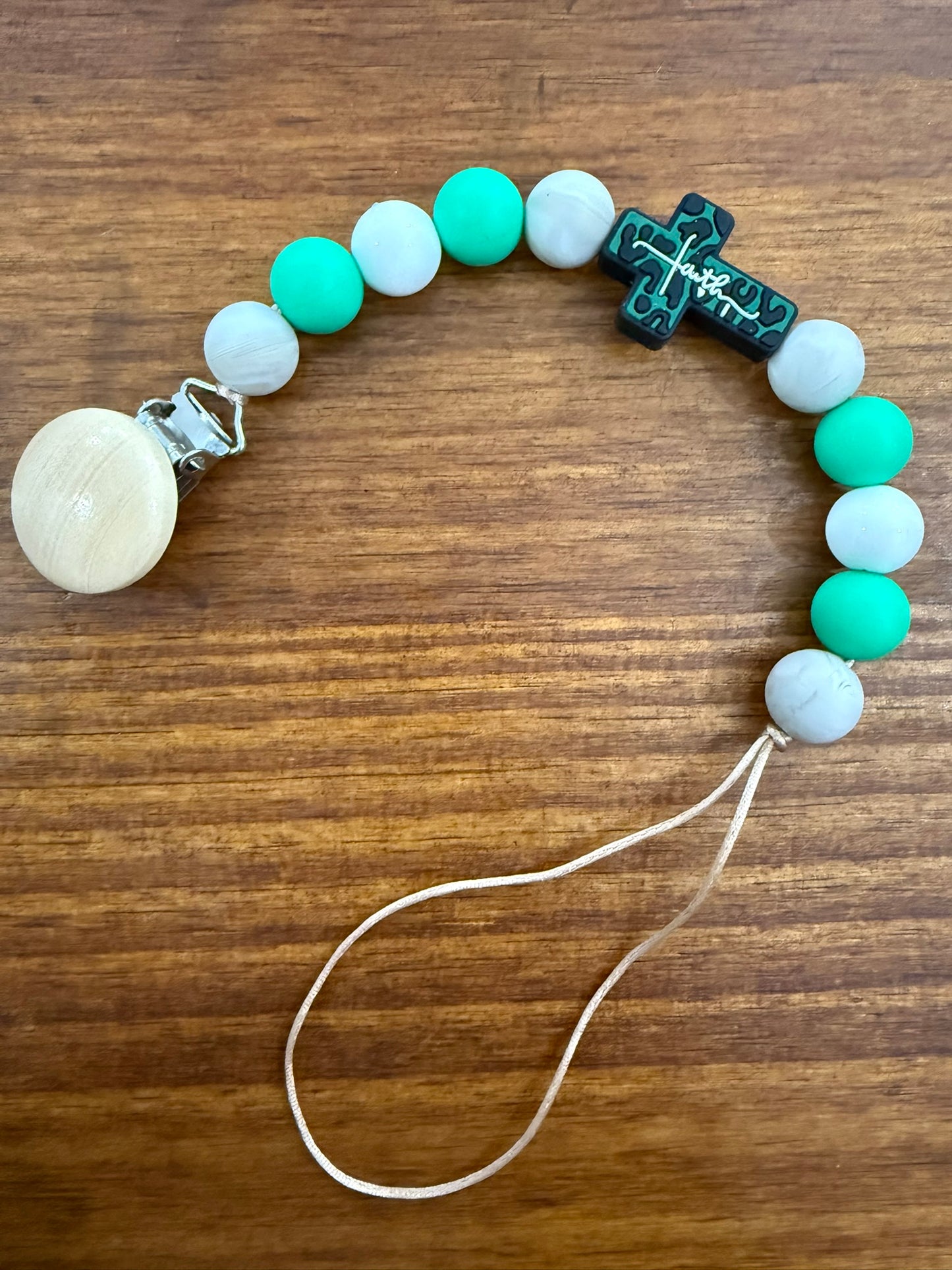 Little Blessings Silicone Pacifier Clip