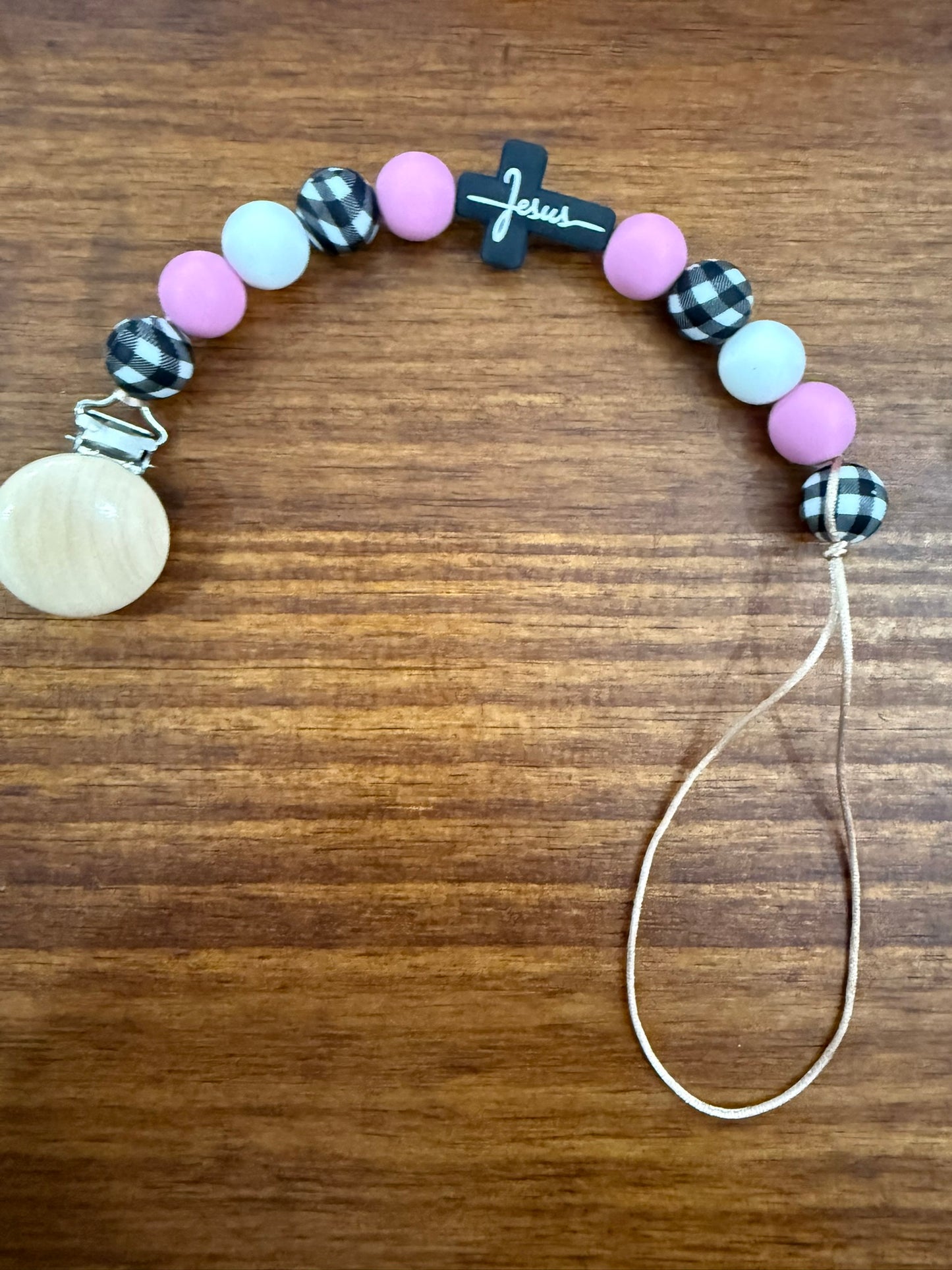 Little Blessings Silicone Pacifier Clip