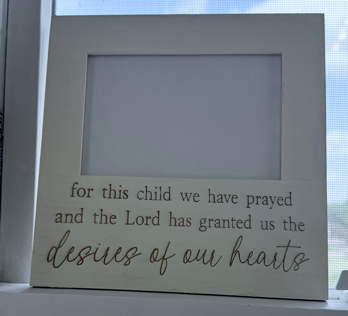 "For this Child " 4X6 Photo Frame