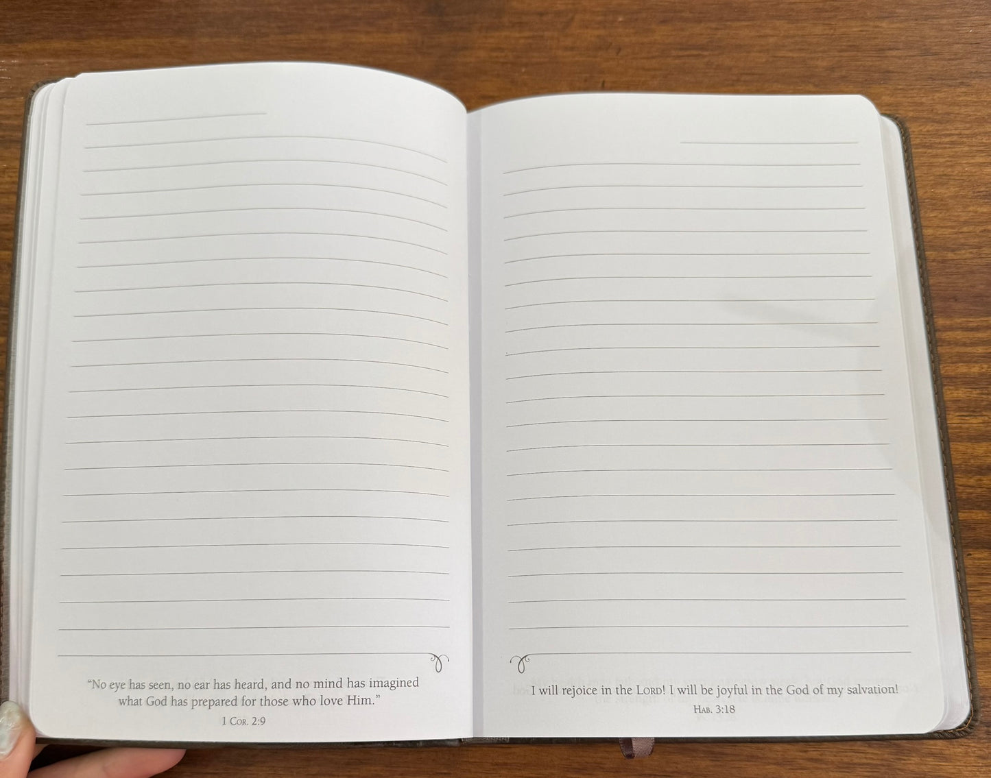 Men's Strong & Courageous Deut 31:16 Journal