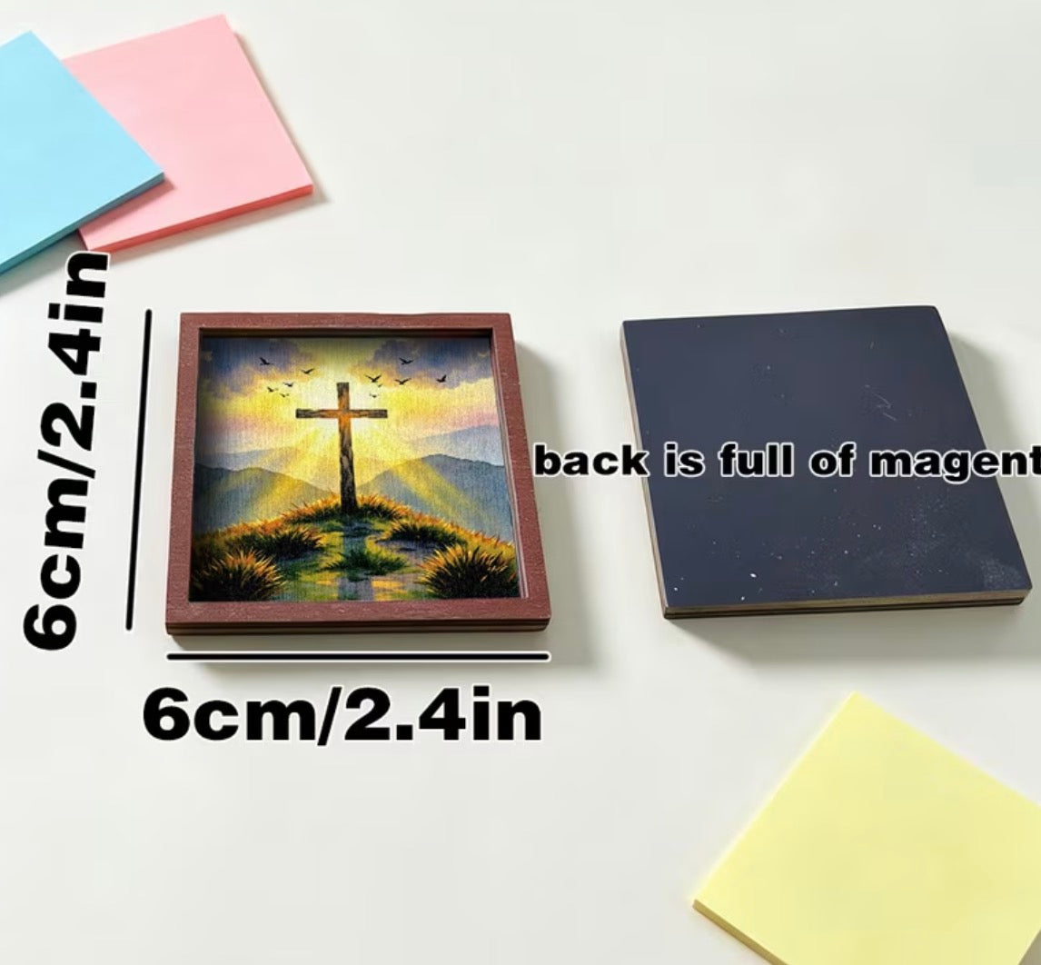 Cute Wooden Christian Quotes Magnets