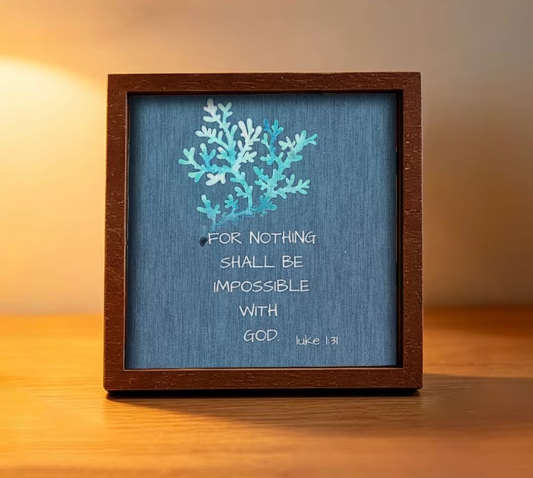 Cute Wooden Christian Quotes Magnets