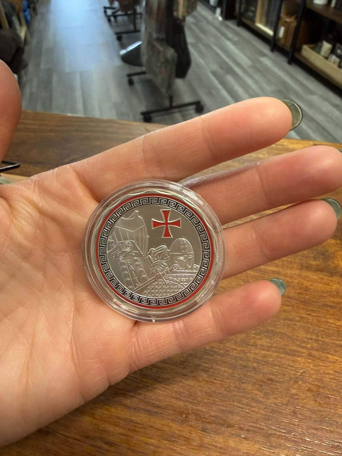 Pray Always Armor Challenge Coin