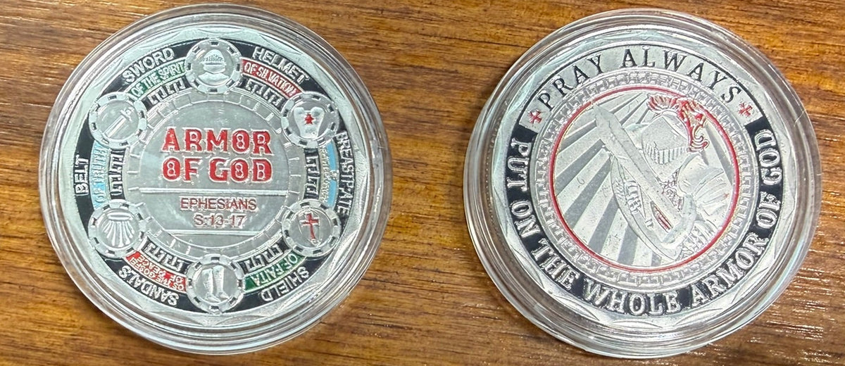 Armor of God Challenge Coin