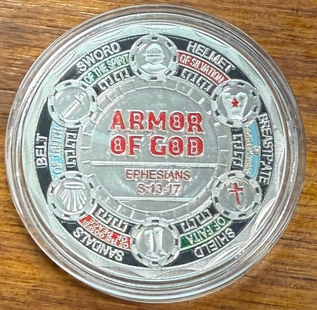 Armor of God Challenge Coin