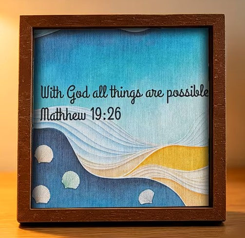 Cute Wooden Christian Quotes Magnets
