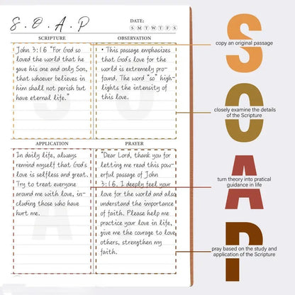 Bible Study Kit Gift Set with Bible Carry Case