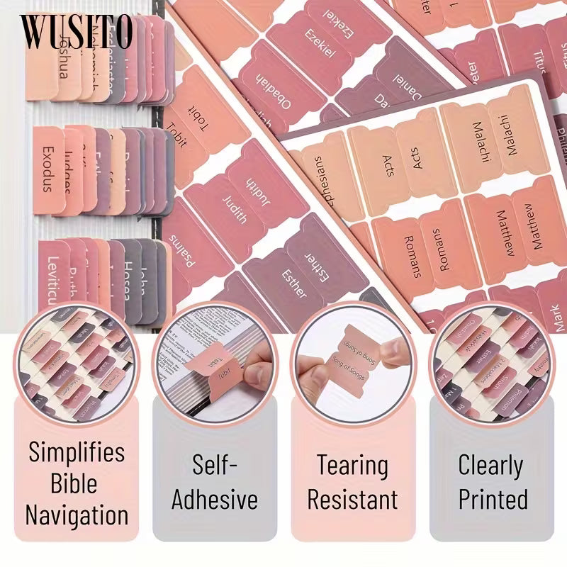 Sunset Shades Bible Index Tabs