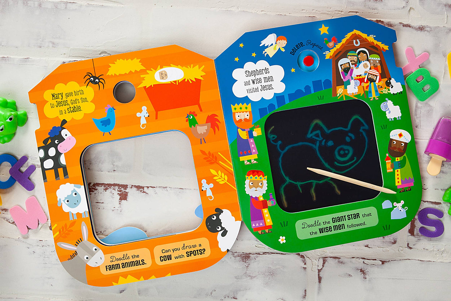 Doodle Delete Repeat: My First Bible Stories (Ages 3+)