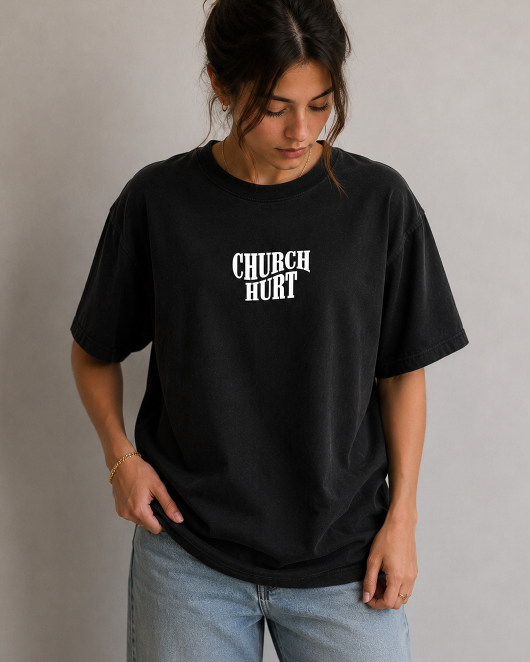 "Church Hurt Collection" Statement Tee